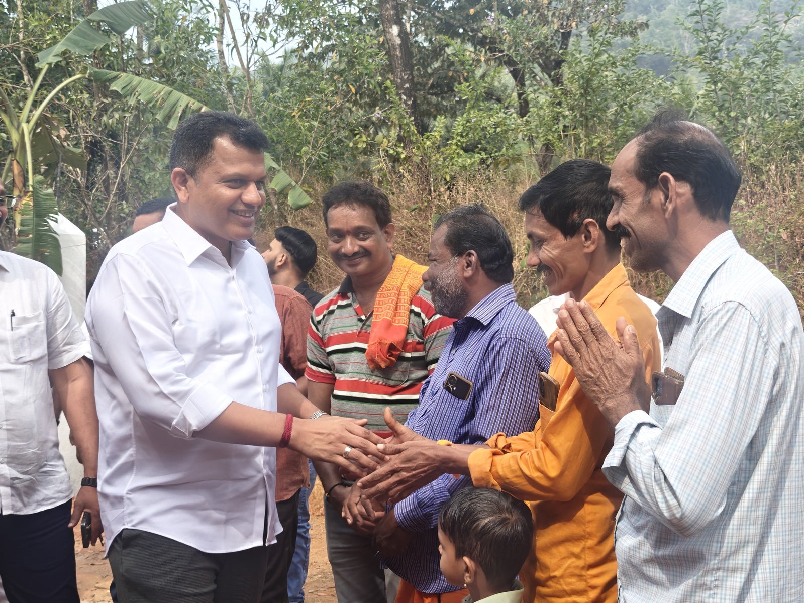 A road through the villages of the Dakshina Kannada Lok Sabha constituency