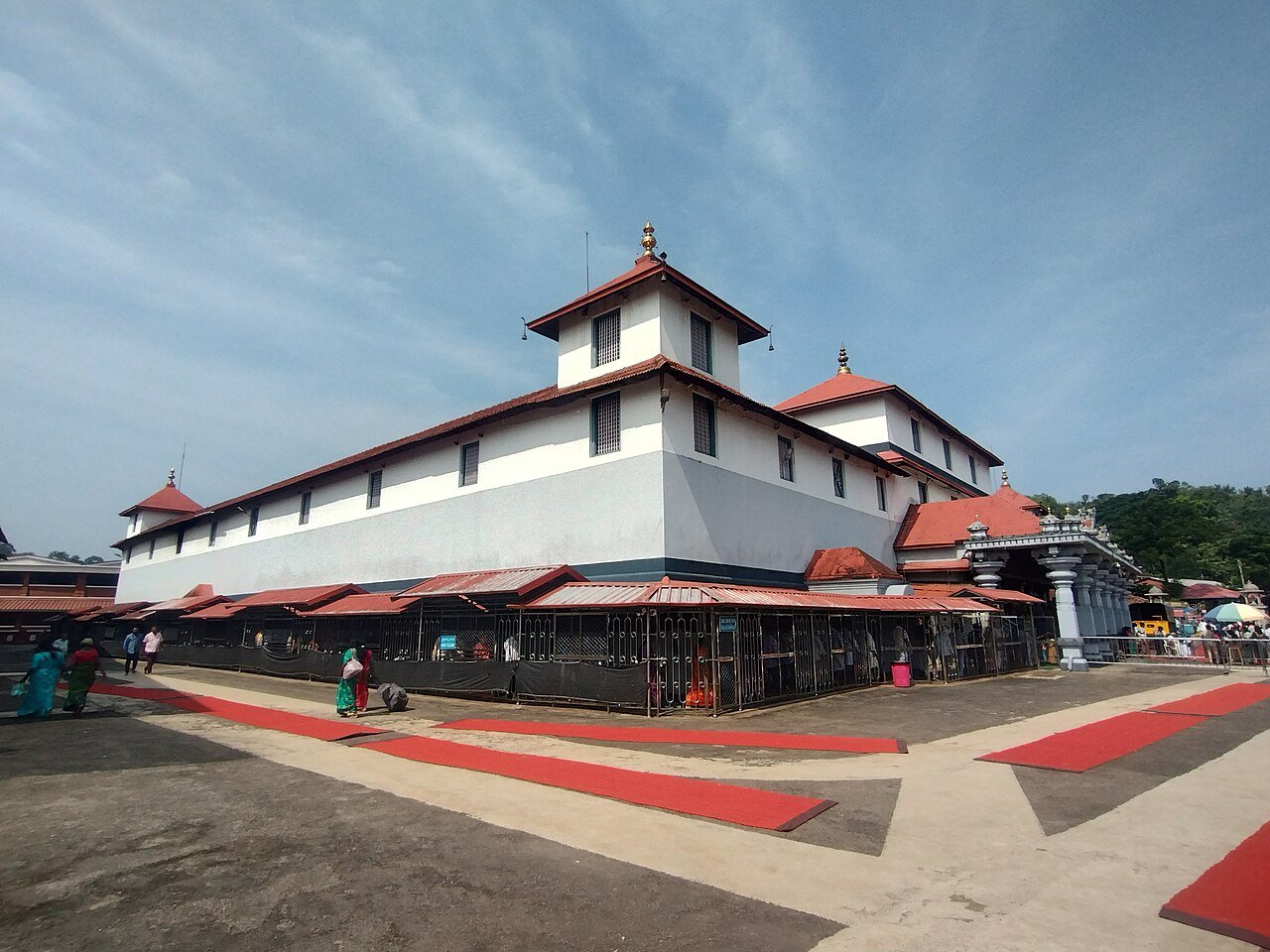 The temple town of Dharmasthala, one of Dakshina Kannada's great pilgrimage centres